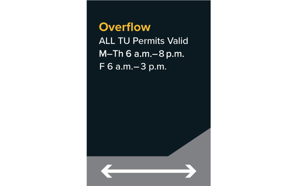 Overflow Parking Sign