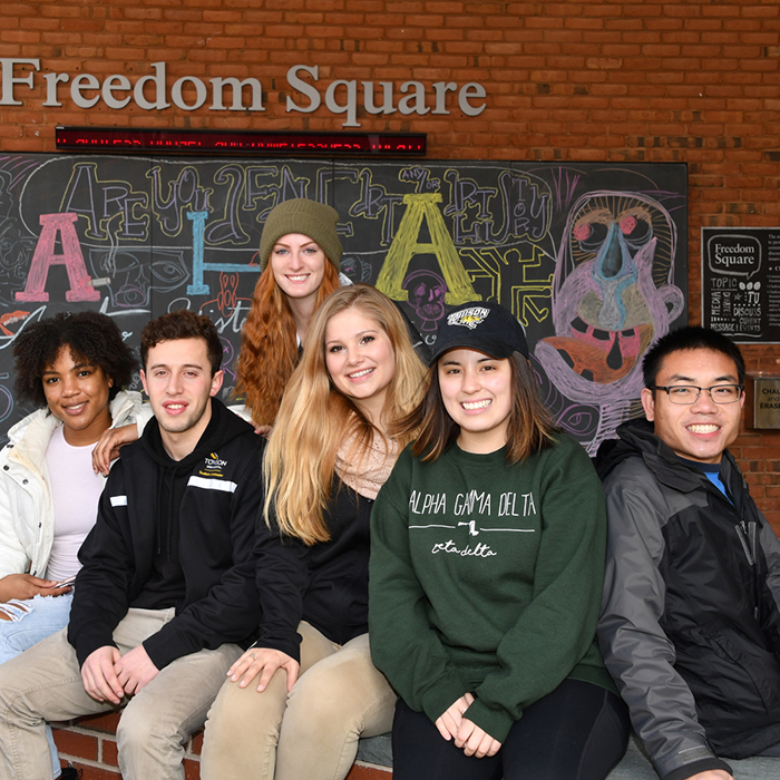 first generation students on campus