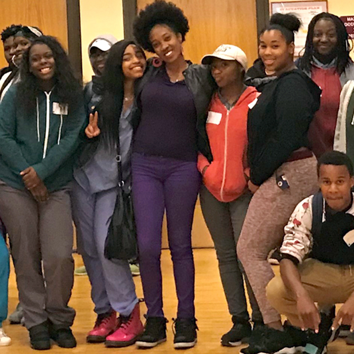 Students in the College Readiness Outreach Program