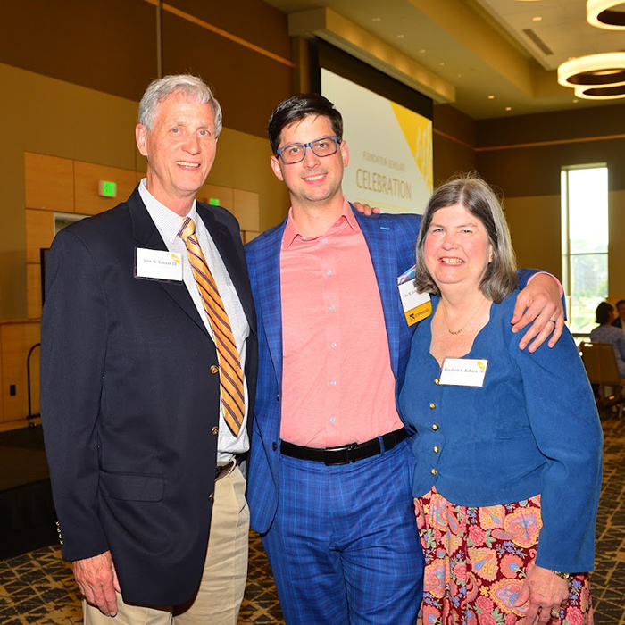 Donor speaker John W. Eubank, IV and his guests Donor speaker John W. Eubank, IV and his guests