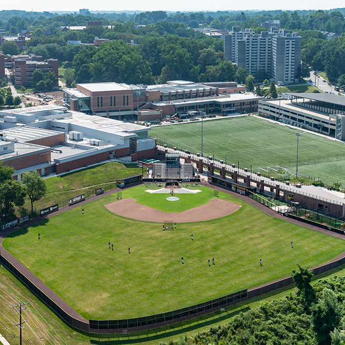 aerial of schuerholz park