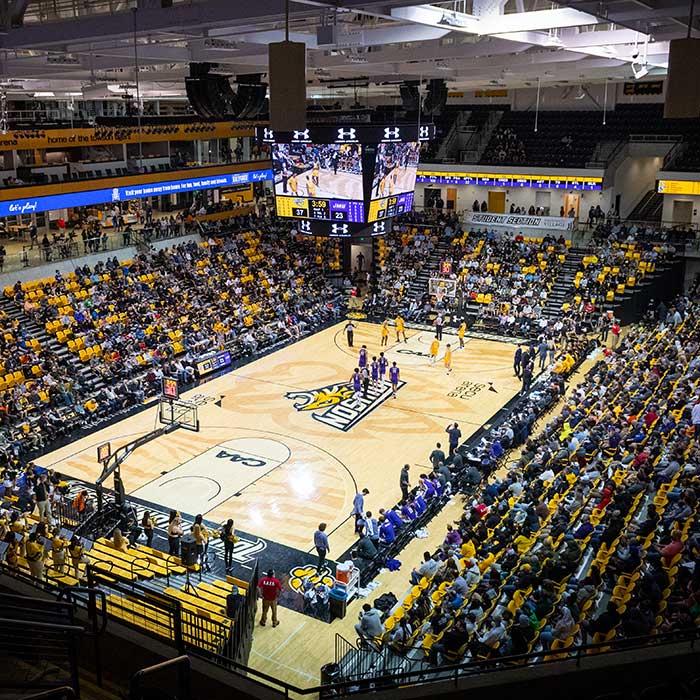 TU Arena basketball game