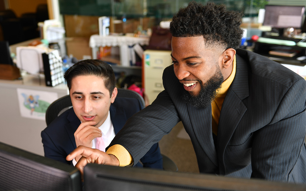 Towson University interns