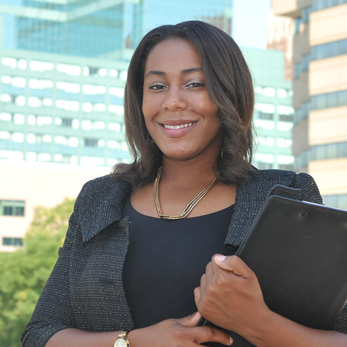 College of Business and Economics alumna Janine Downey