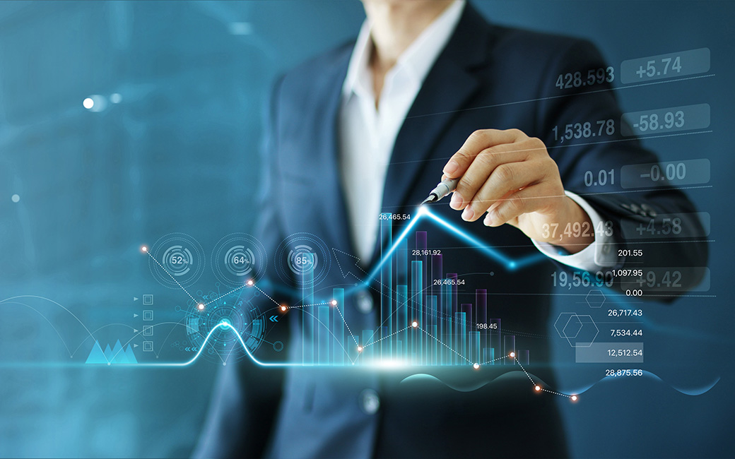 Business statistics chart