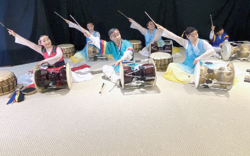 Members of the Korean Performing Arts Academy of America perform for the Asia North 2021 Festival, credit: The Korea Times