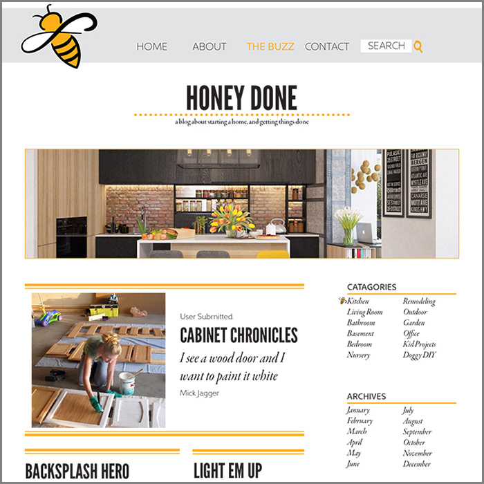 example of Design for User Experience (UX) student work