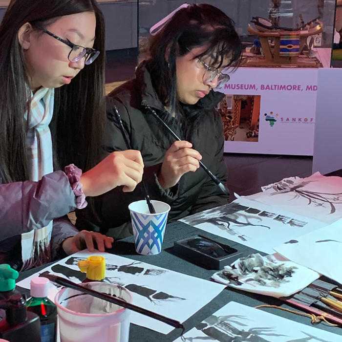 Korean brush painting Korean brush painting