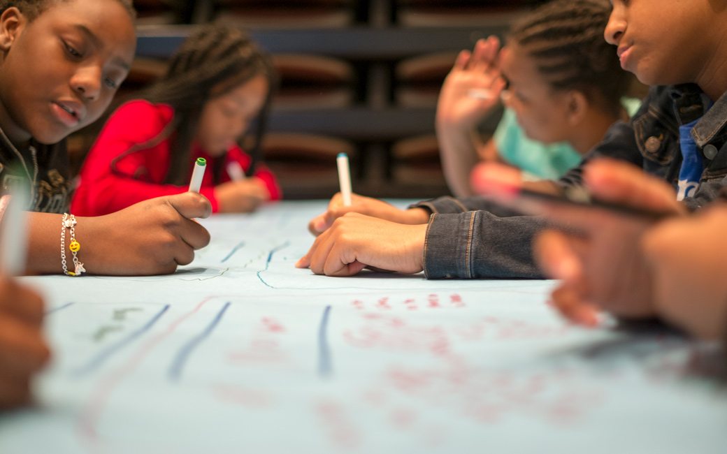 Students in classroom