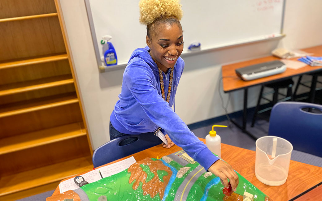 Quinae West in the lab