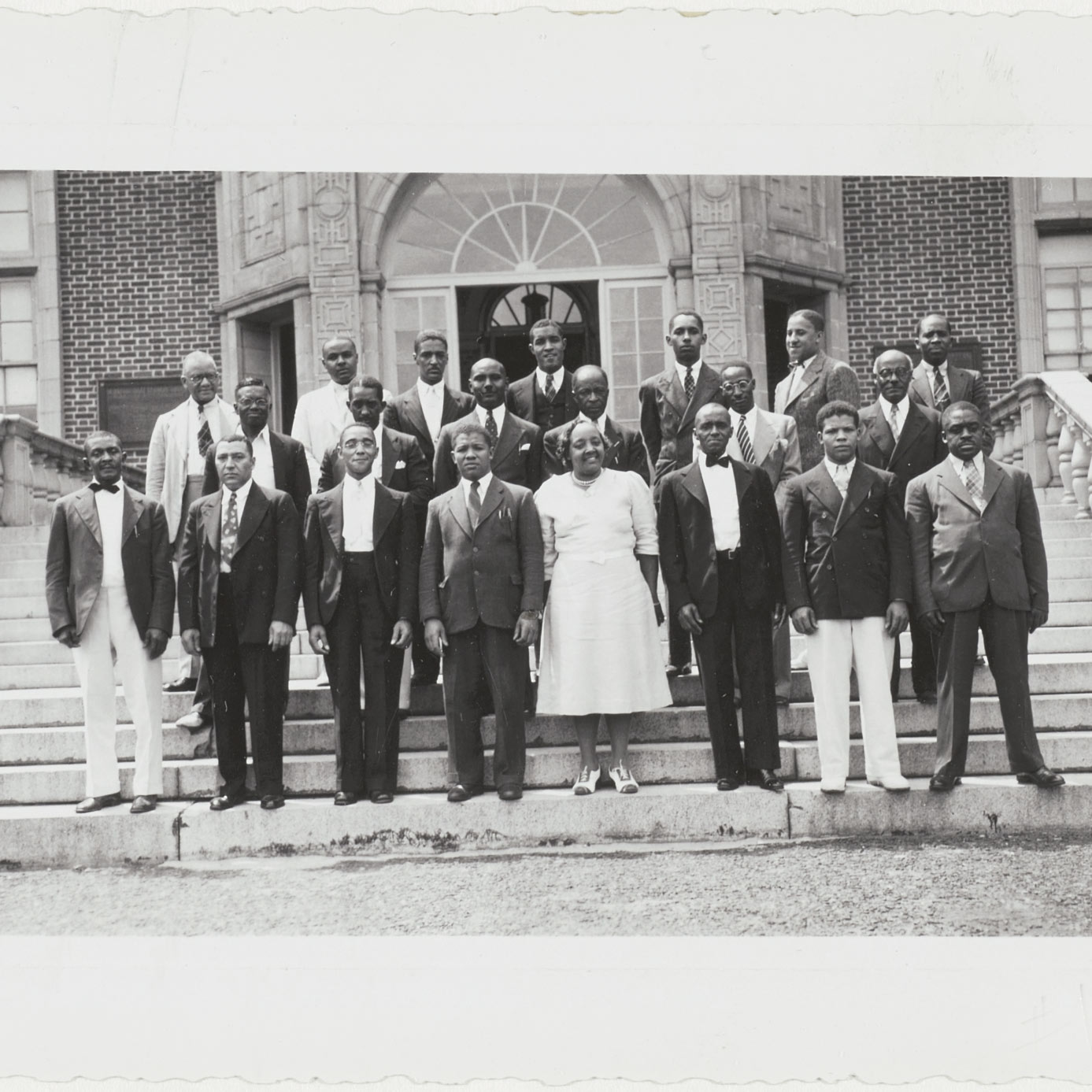 Stephens Hall caretakers in the early 1930s