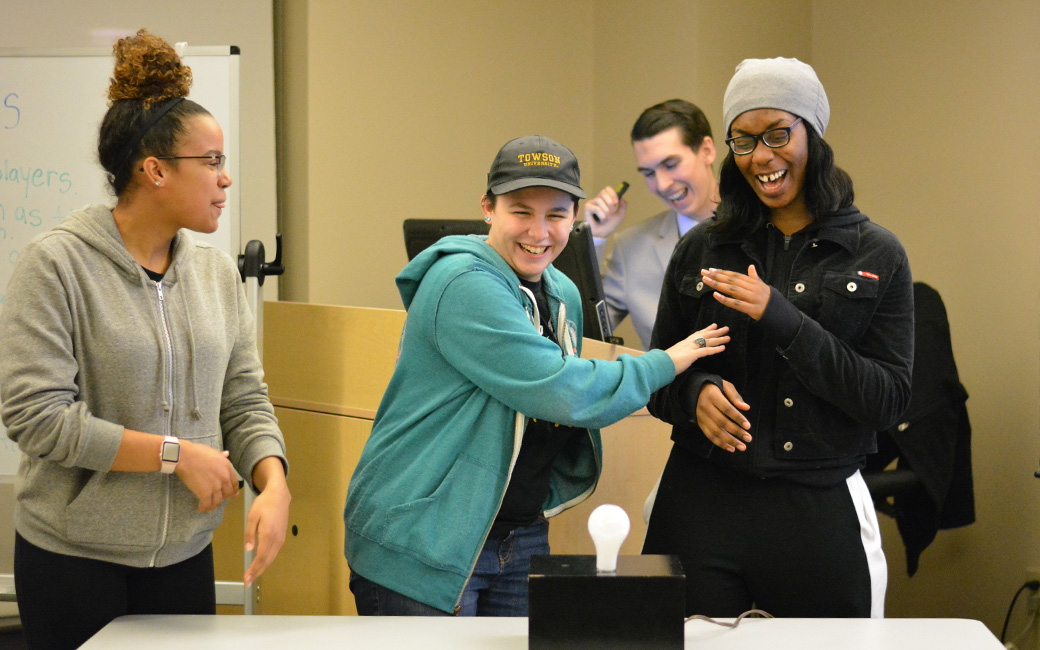 Honors students playing Generation Jeopardy