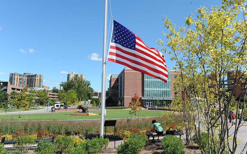 Masters home page flag pic