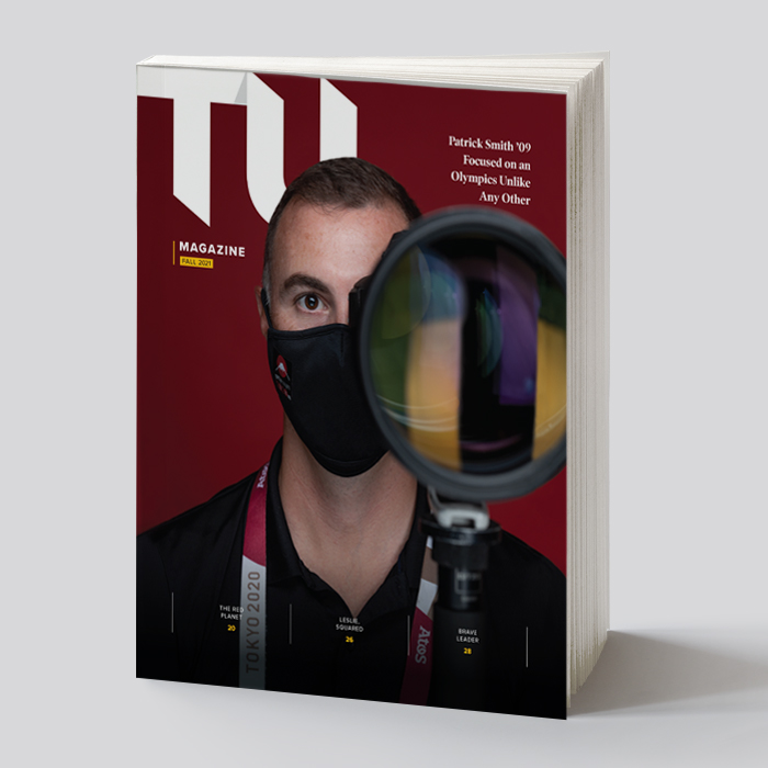 Color image of the magazine front cover
