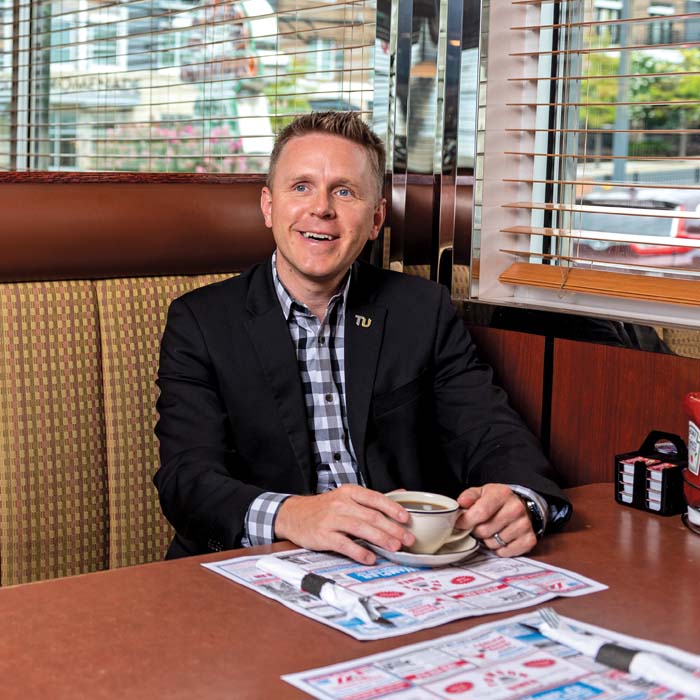 Photo of Steve Eigenbrot at the Towson Diner