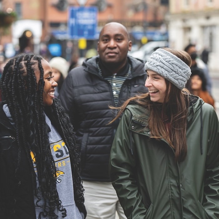 TU students abroad in Burmingham