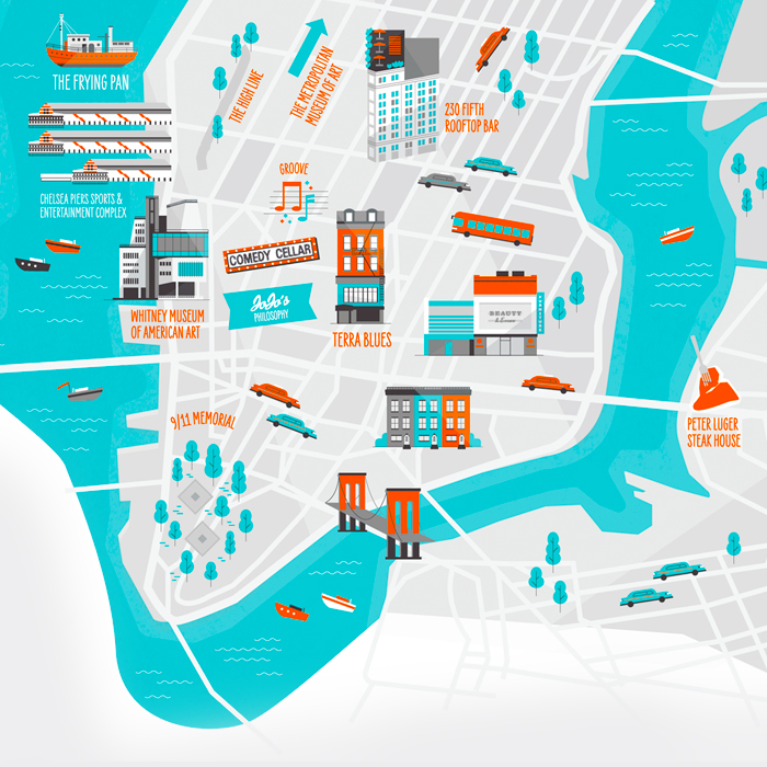 map of NYC