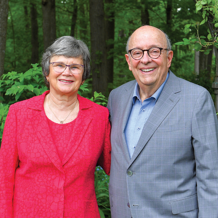 Color portrait of Alena and David Schwaber
