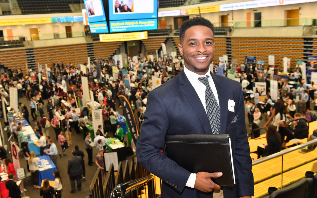 placeholder student at career fair