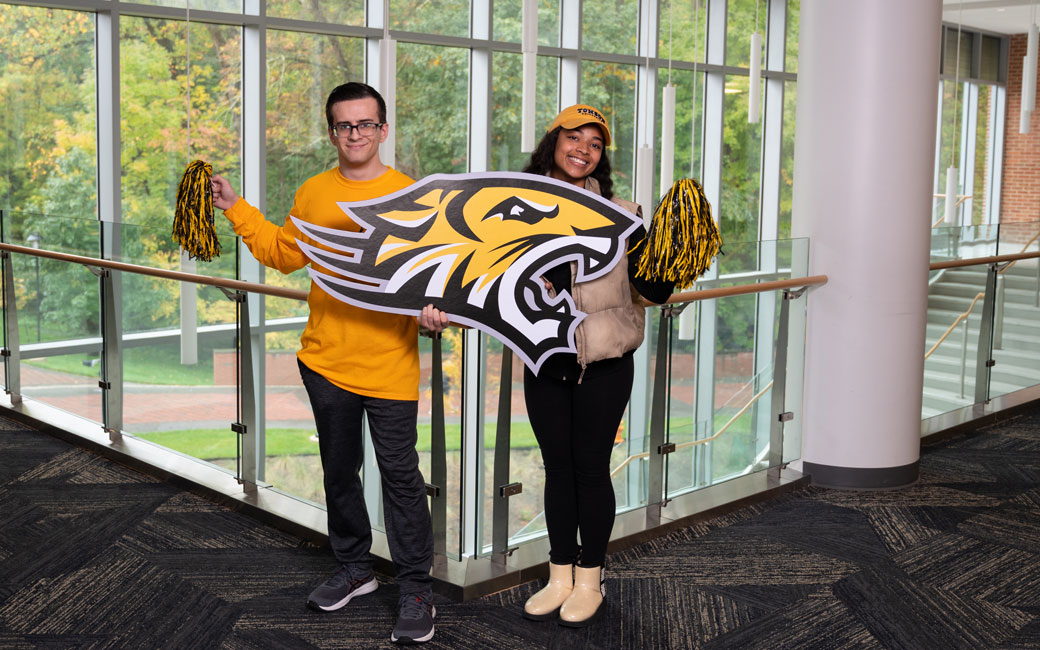 TU Homecoming Committee members Will Macsherry and Dajae Horrey