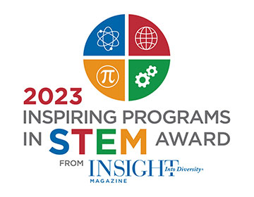 Logo of INISGHT Into Diversity Inspiring Programs in STEM Award Logo of INISGHT Into Diversity Inspiring Programs in STEM Award