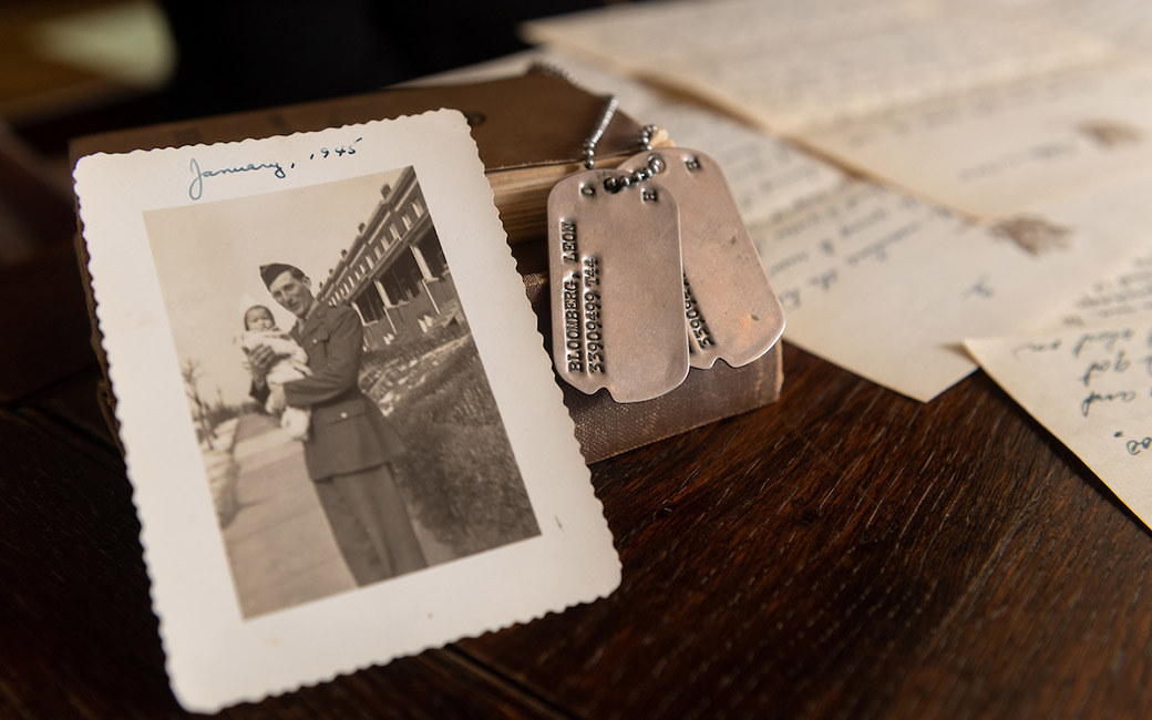Detail shot of hands holding handwritten letter