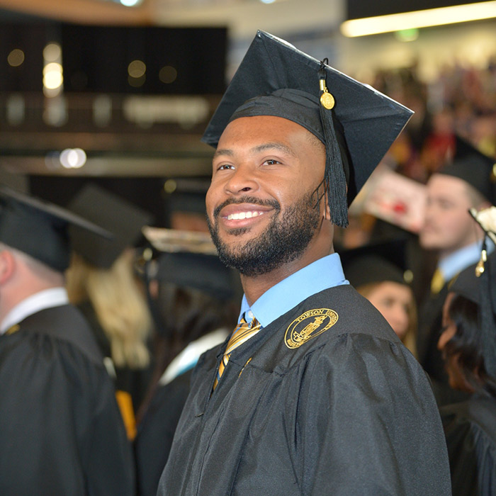 Student at Commencement