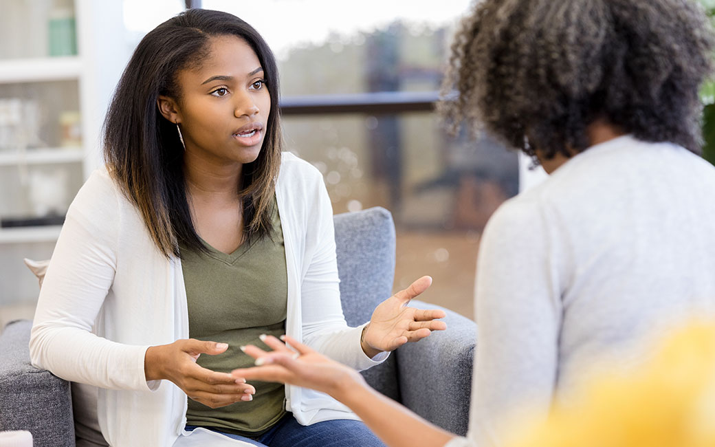 student and counselor