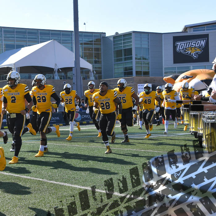 TU Tigers Football team on the field