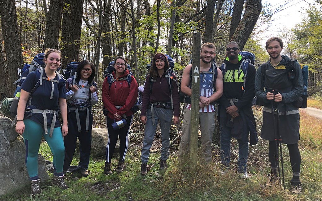 Campus Recreation Outdoor Adventures Group of Towson Students Outdoors