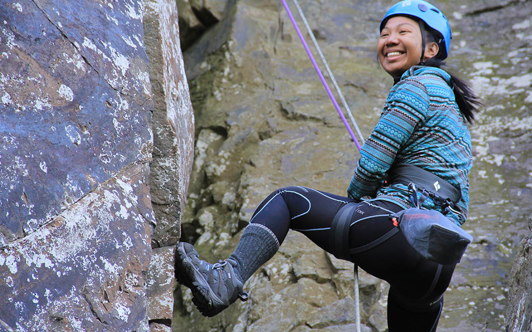 rock climbing