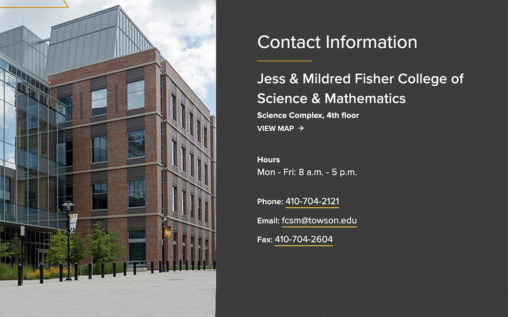 Screenshot of a contact footer